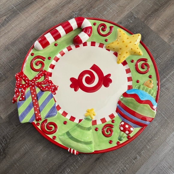 Becca Signature Collection Holiday Christmas 3D Platter 16 Whimsical Candy Party - Picture 1 of 5